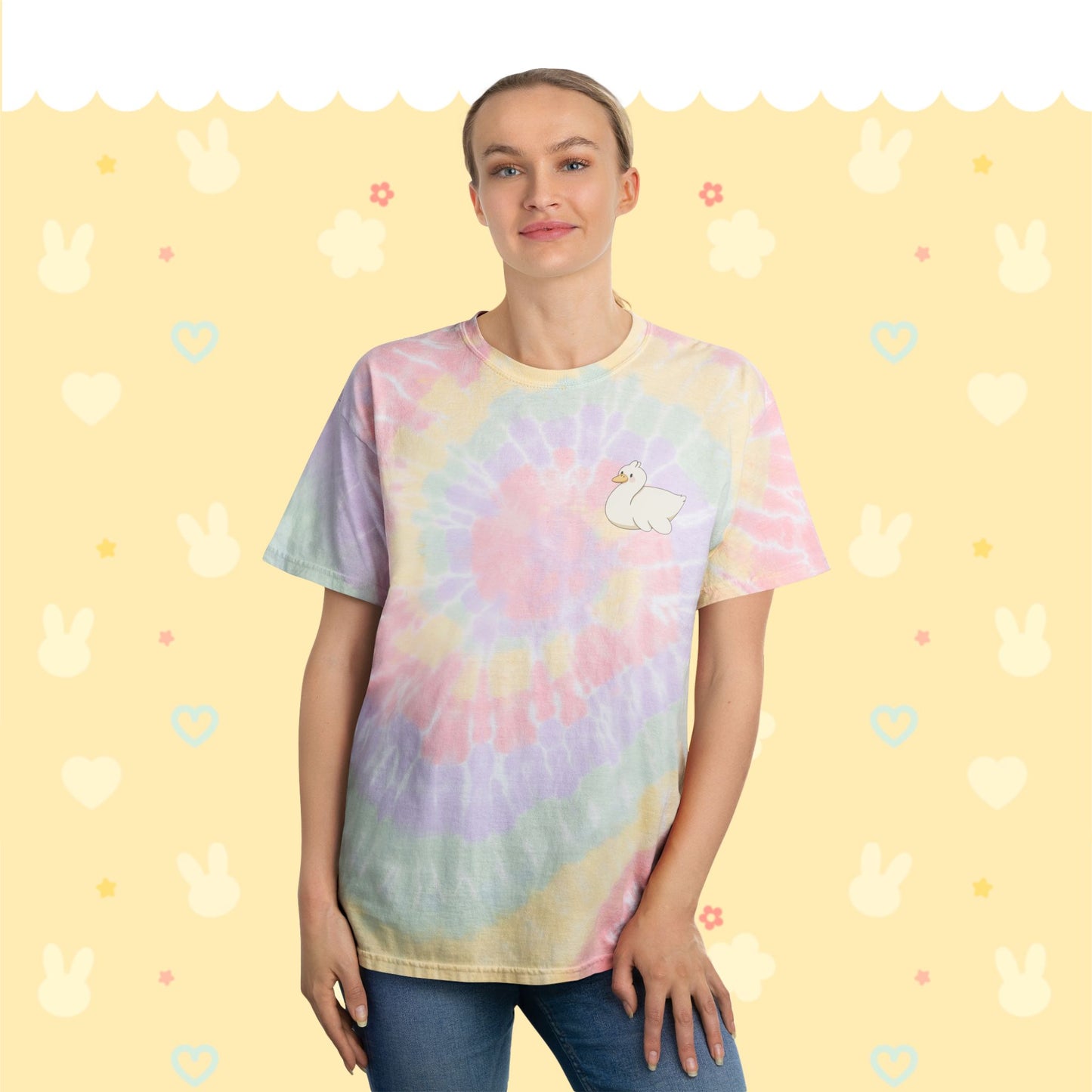 Tie-Dye Goose Fly By