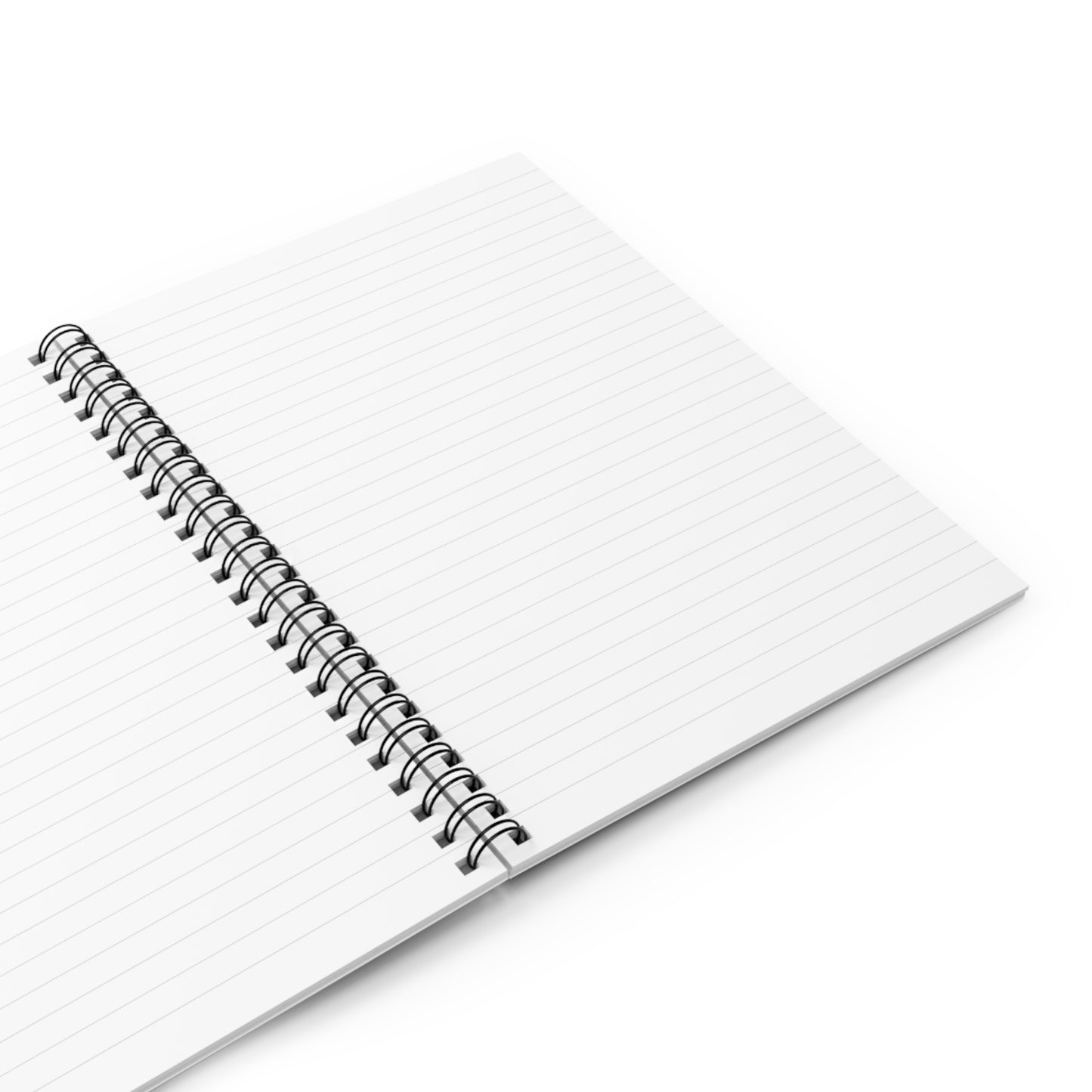 Elegant Reading Journal - Ruled Spiral Notebook with Gothic Design
