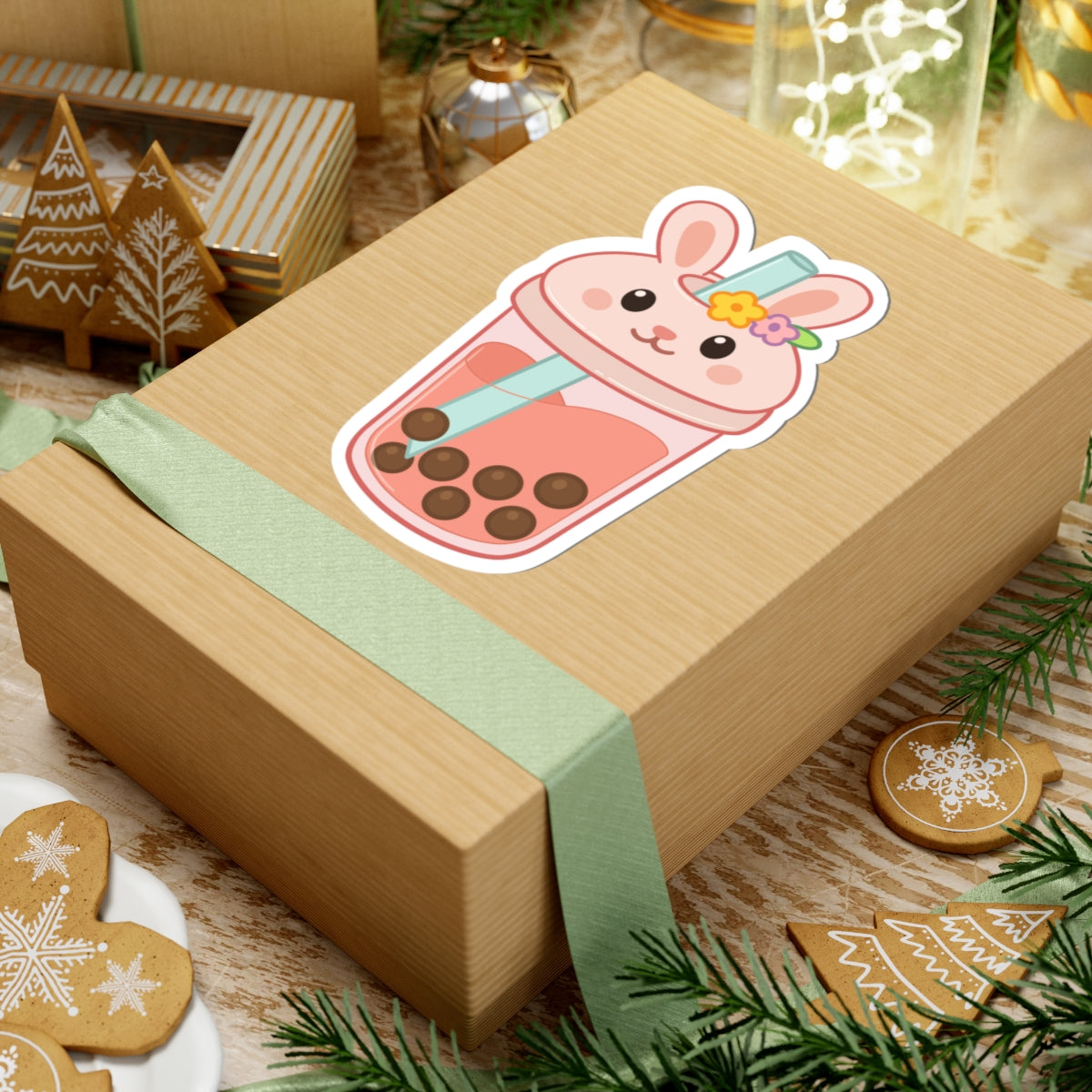 Bunny Boba Sticker