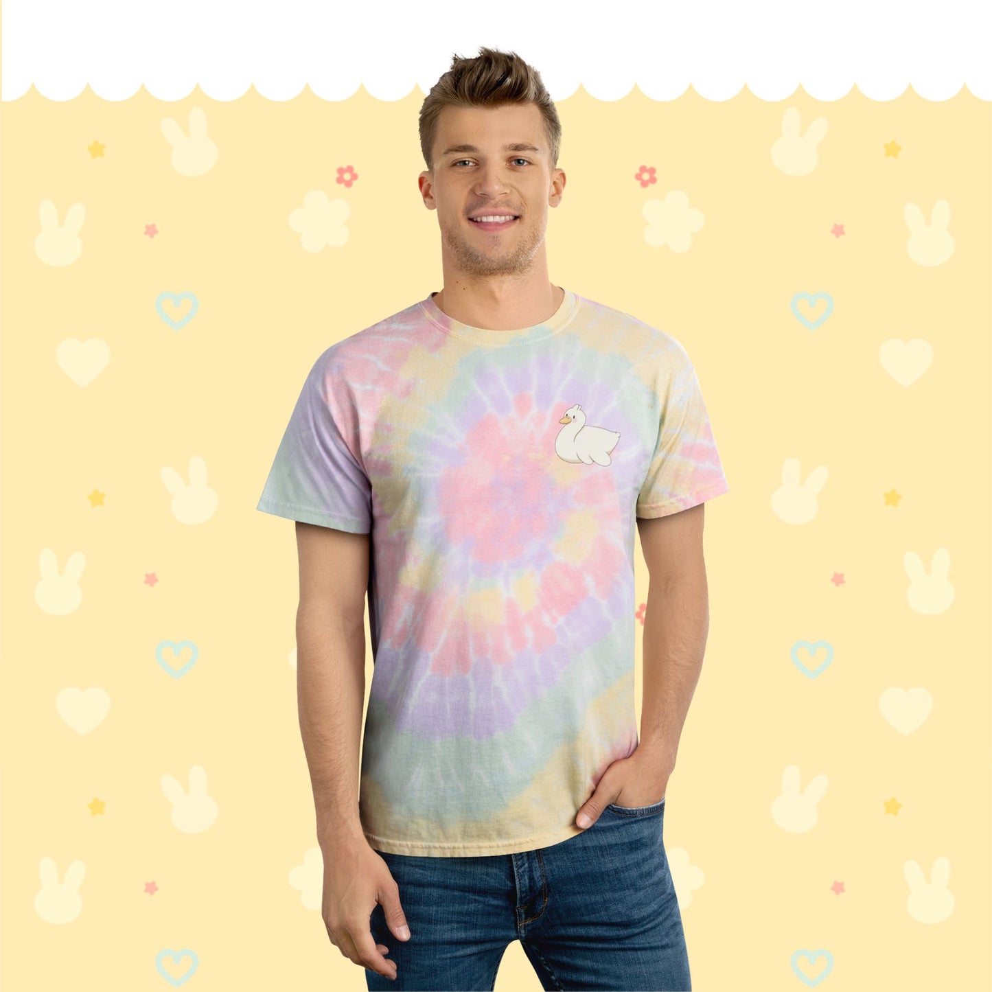 Tie-Dye Goose Fly By