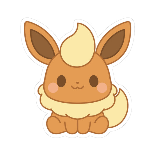 Chibilution Fire type - Kiss-Cut Sticker