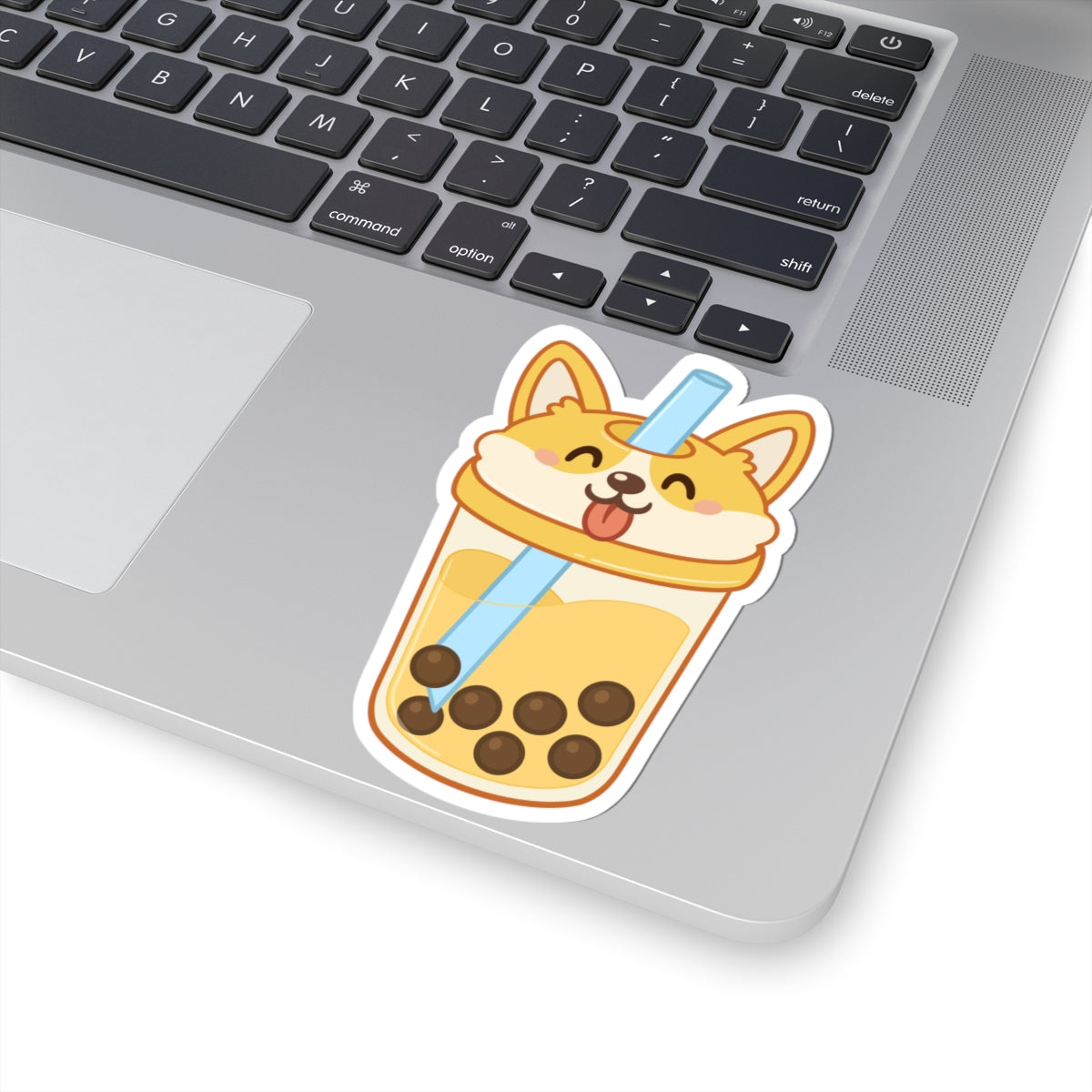 Corgi Boba Sticker