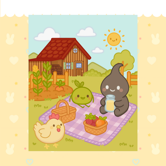 Farm-life Picnic - Print