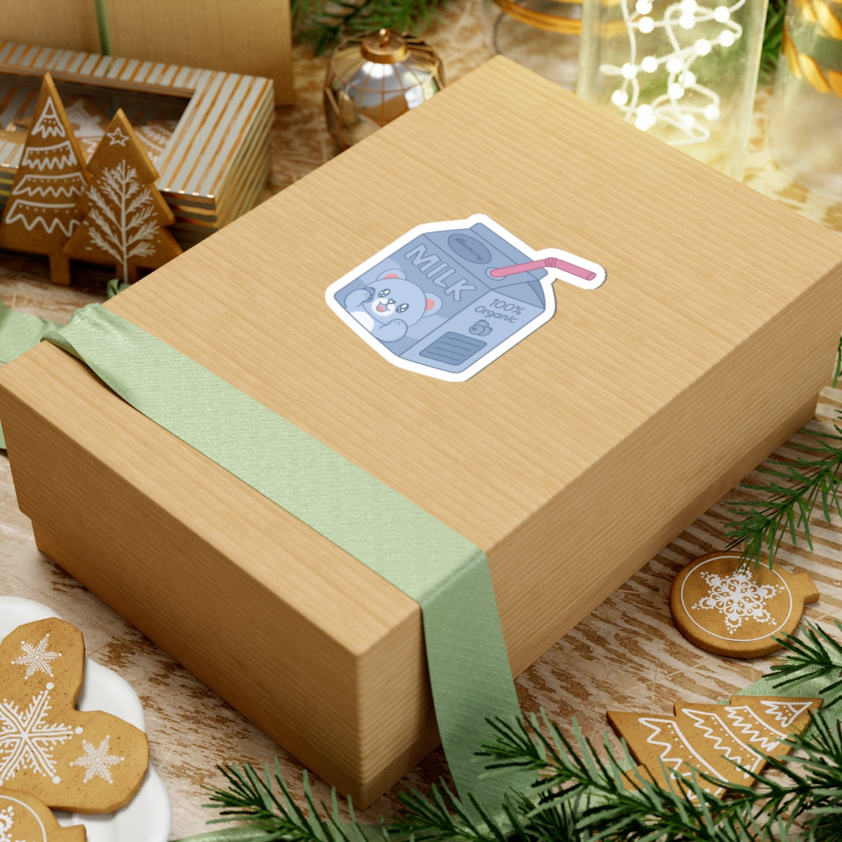 Blueberry Milk Bear Sticker