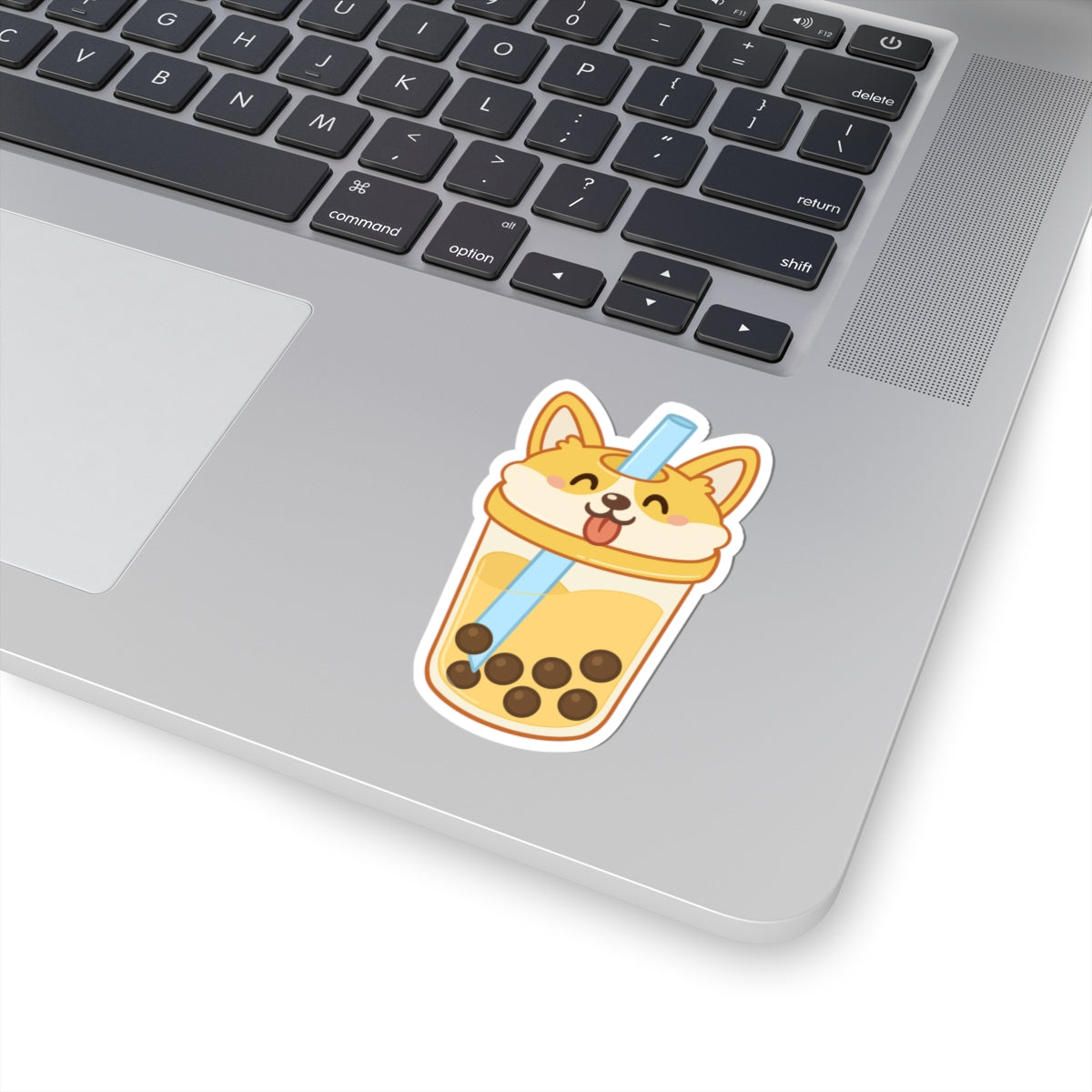 Corgi Boba Sticker