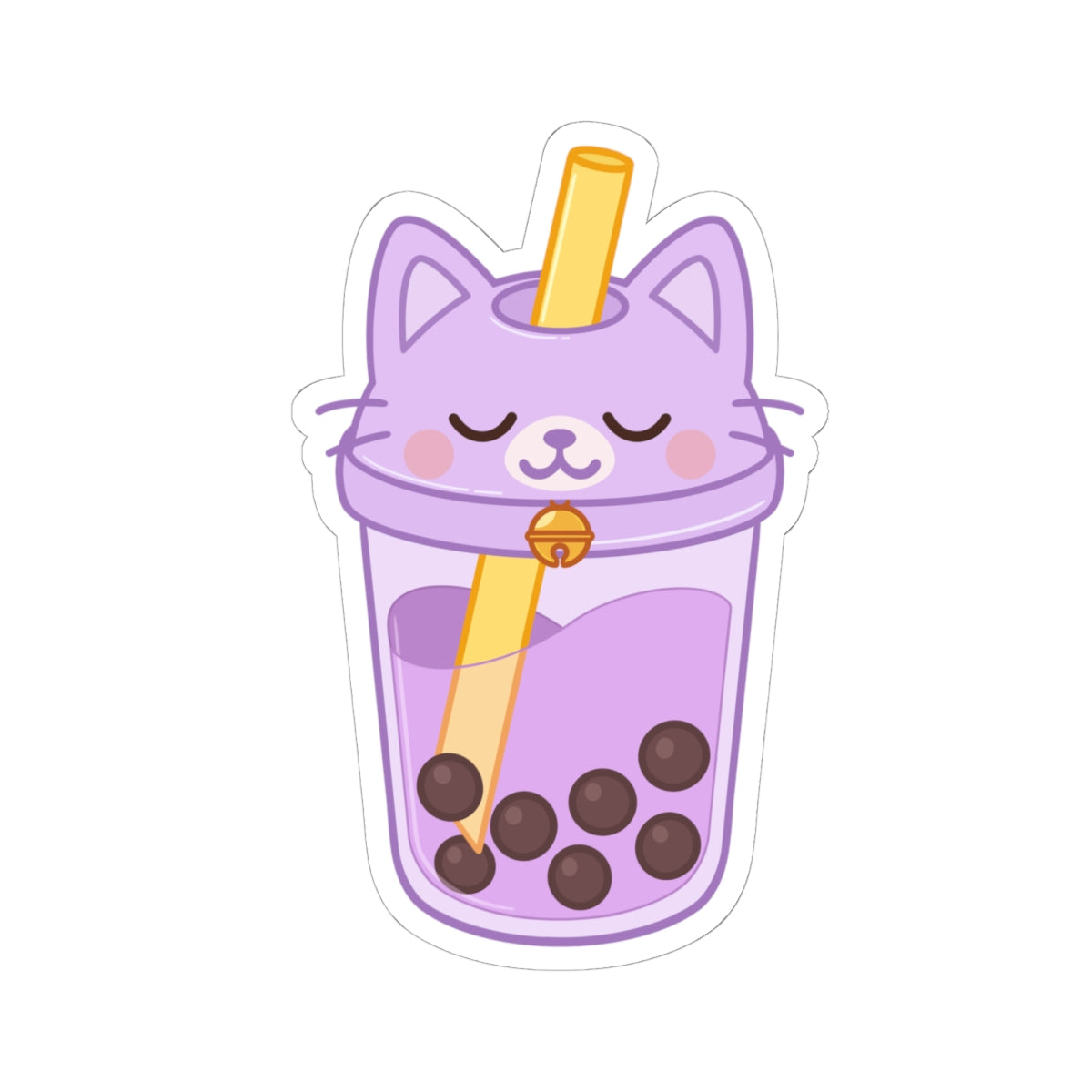 Cat Boba Sticker