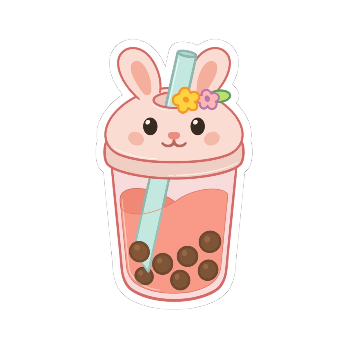Bunny Boba Sticker