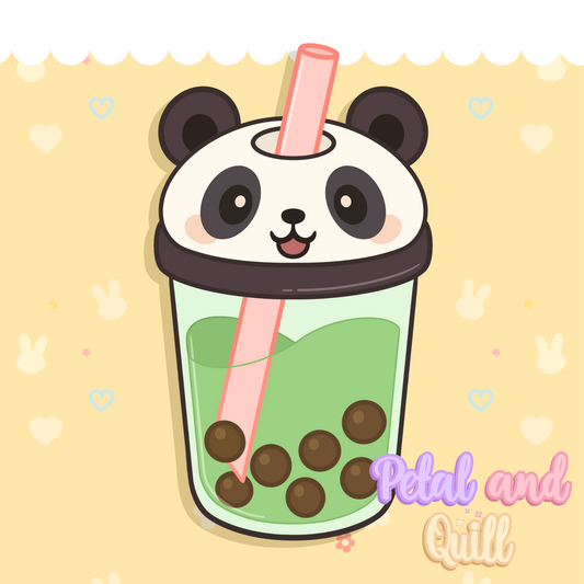Panda Boba Sticker